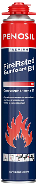 Пена профессиональная огнестойкая Fire Rated Gunfoam B1, 720мл, Penosil Premium