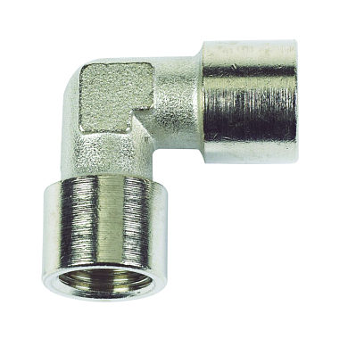 Уголок L 1/4"FF (внутренняя резьба),  раб. давл до 20Бар, Elitech