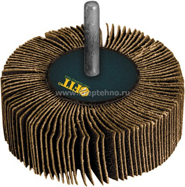 Диск лепестковый 80х30х6мм Р80, радиальный для дрели