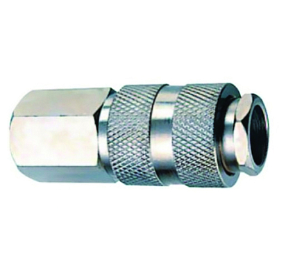 Муфта быстросъемная с выходом под 1/4"F (внутренняя резьба), раб. давл до 20Бар, Elitech