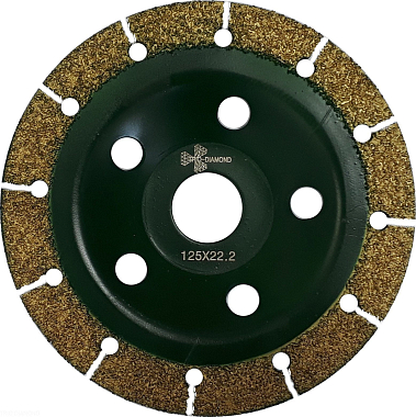 Диск шлифовальный по дереву с твердосплавным напылением для УШМ 125, Trio-Diamond
