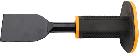 Зубило-конопатка с резино-пластиковым протектором 215*60мм Профи 