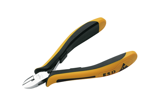 Бокорезы для электронники 115мм, закругленные, С1,2 H0,6 Р0,4, NWS