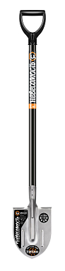 Лопата штыковая-облегченная 132см (нерж сталь, алюм. черенок), 1,05кг Центроинструмент