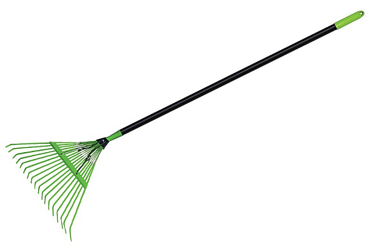 Грабли веерные с компенсатором + черенок 154 см, Центроинструмент