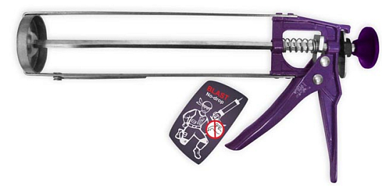 Пистолет для герметика 310мл скелетный усиленный, Антикапля