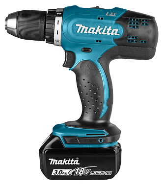 Аккумуляторная дрель-шуруповерт MAKITA DDF453RFE 18В 3,0Ач, Li-ion, 13мм, БЗП, 42\27Нм, 2 аккум, кейс