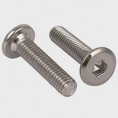 Винт мебельный М6*20 с плоской головкой и внутренним 6гр (цинк) SW4