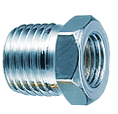 Переходник 3/8"M (наружная резьба) - 1/4"F (внутренняя резьба),  раб. давл до 20Бар, Elitech