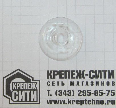 Термошайба 22мм КПК, прозрачная, отверстие D6мм