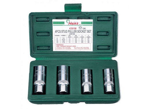 Набор шпильковертов 1/2" (4 предмета), М6-М12