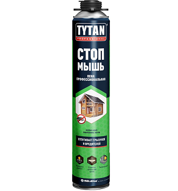 Пена профессиональная СТОП МЫШЬ, 750 мл, TYTAN 