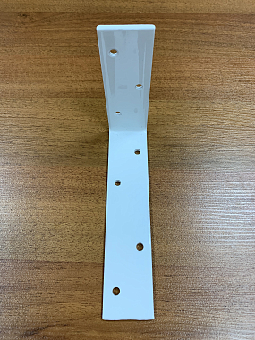 Уголок крепежный 120*180*40*4,0мм цвет белый