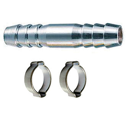 Штуцер двусторонний "ЕЛОЧКА" для шланга 6мм, Elitech