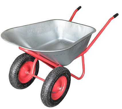 Тачка строительная 2-х колесная WB 300D, 110л (пневмаколесо 4.00-8 D20)  г/п 300кг, TSUNAMI