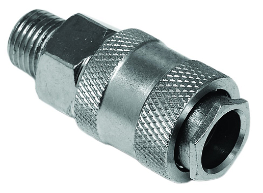 Муфта быстросъемная с выходом под 1/4"M (наружная резьба), раб. давл до 20Бар, Elitech