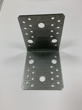 Уголок крепежный 105*105*90*2,0мм УСИЛЕННЫЙ оцинкованный