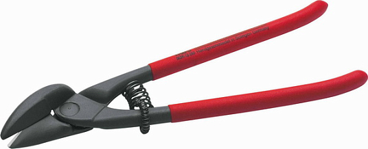 Ножницы по металлу 260 мм "Идеальные" левая реж.кромка, короткая фигурная резка, NWS