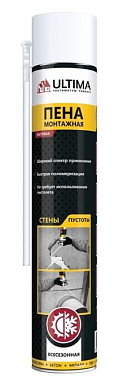 Пена монтажная всесезонная 700 мл, Ultima