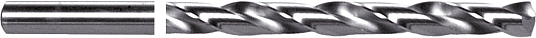 Сверло по металлу  6,0*205/140мм DIN 1869 шлифованное, очень длинная серия, KEIL /Германия/