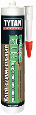 Клей строительный №604 ЭКО универсальный белый 440гр, НЕморозостойкий TYTAN