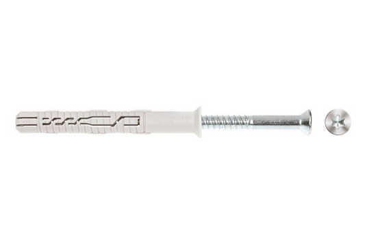 Дюбель фасадный KPS-FAST 12*230S с шурупом потай. нейлон T40, Wkret-met 