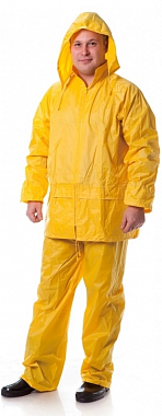 Костюм влагостойкий нейлоновый с ПВХ желтый, размер XL