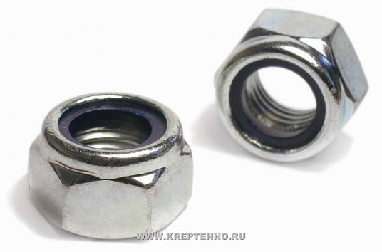 Гайка с нейлоновой вставкой NYLOCK М4  DIN985