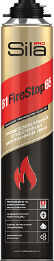 Пена профессиональная огнестойкая B1 Firestop 65, 850 мл, Sila Pro