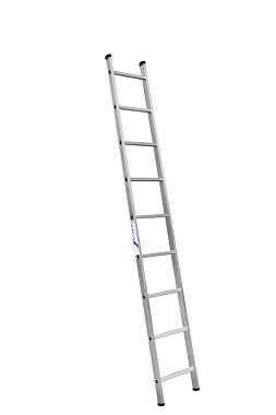 Лестница алюминиевая "Алюмет" 1 секционная 1х9 (Н=2,53 м)