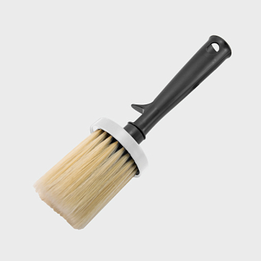 Кисть круглая D=65мм, светлая смешанная щетина, пластмассовая ручка