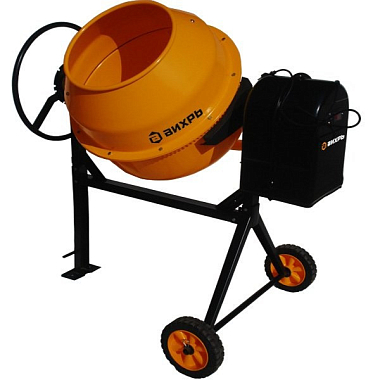 Бетонорастворосмеситель БМ 160, 650Вт, 220В, 160л, чугунный венец, Вихрь