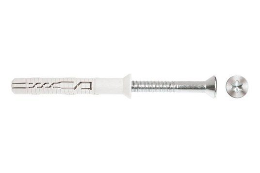 Дюбель фасадный KPS-FAST 14*160S с шурупом потай. нейлон T50, Wkret-met 