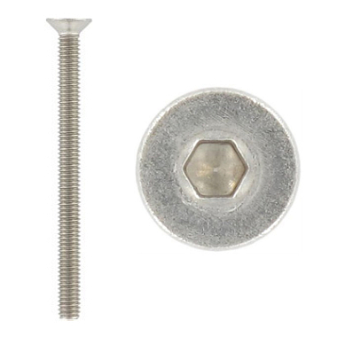 Винт DIN7991  М3*10 с потайной головкой, внутренним 6гр, нерж. сталь А2