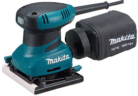 Шлифовальная машина вибрационная MAKITA BO4556 180 Вт, 112*102 мм, 14000 об/мин сет. шнур 2 м