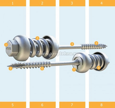 Пружинный узел Сила 10х180мм /Россия/