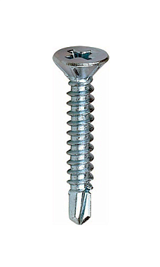 Саморез 3,9х25 потай, сверло, цинк, JP82 DIN 7504-P(О)