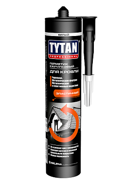 Герметик кровельный каучуковый, белый 310 мл, TYTAN