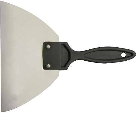 Шпатель рез. белый с пласт. ручкой 135мм 