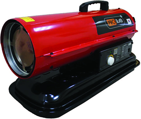 Тепловая пушка дизельная DPH22RK, 22кВт, 399 куб.м/час, 4 л/час, 40л, Prorab (сборка Юж. Корея)