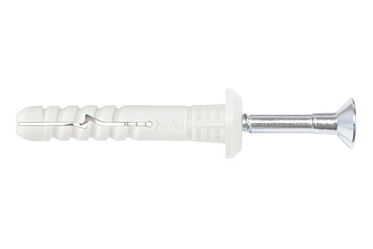 Дюбель гвоздевой SMNК-6*40 нейлон, полуцилиндрический бортик Wkret-met, Польша