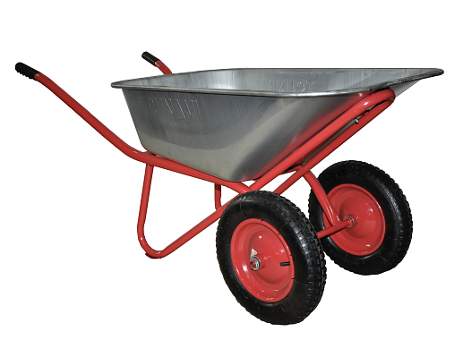 Тачка строительная 2-х колесная WB 251D, 110л, (пневмаколесо 3,25-8 D20)  г/п 250кг