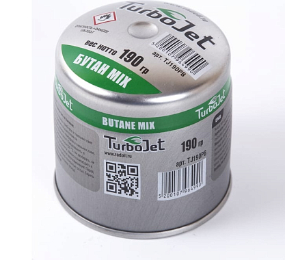 Картридж пропан-бутан 190г для газовых горелок, TJ190PB