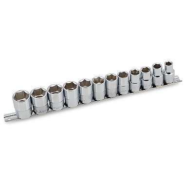 Набор головок торцевых 1/2" 12 предметов (10,12,13,14,15,16,17,18,19,20,21,22), HANS