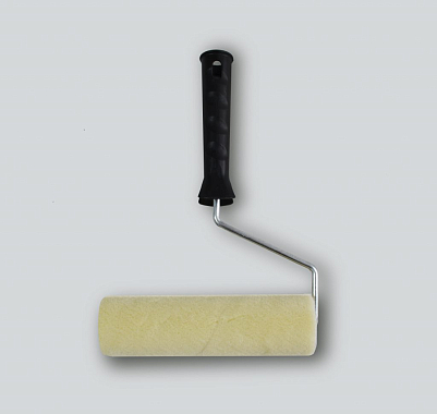 Валик в сборе велюровый, 42х6х140мм ворс 4мм,Black Edition