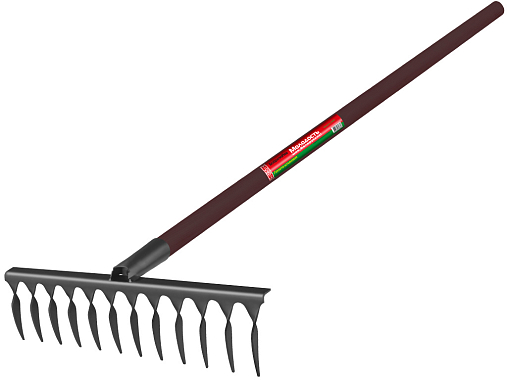 Грабли БелЦентроМаш 130см стальные с защитным покрытием, витой зуб  Центроинструмент