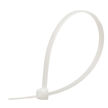 Петля для проводов 2,5*100 прозрачная [100 шт]