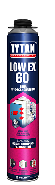 Пена профессиональная LOW EX 60, 750 мл, TYTAN