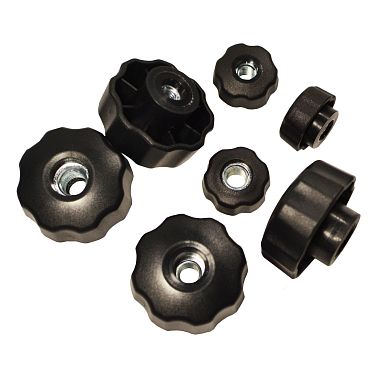 Ручка-фиксатор сквозная D42 с гайкой М10 