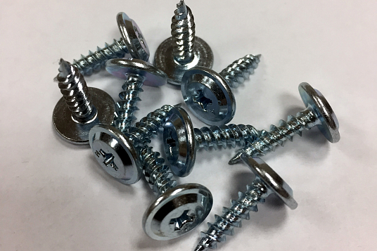 Саморез 4,2*16 полусфера с прессшайбой, цинк, острый Premium КТ